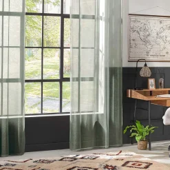 Cortina Moly Verde Celadon 135x240cm