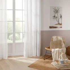 Cortina Nata Blanca A Rayas 140x240Cm