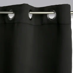 Cortina Opaca Negra 140x260Cm