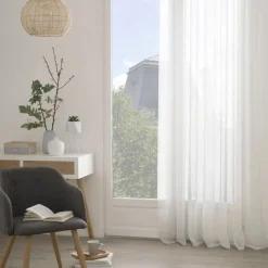 Cortina Organza Blanca 140x240Cm