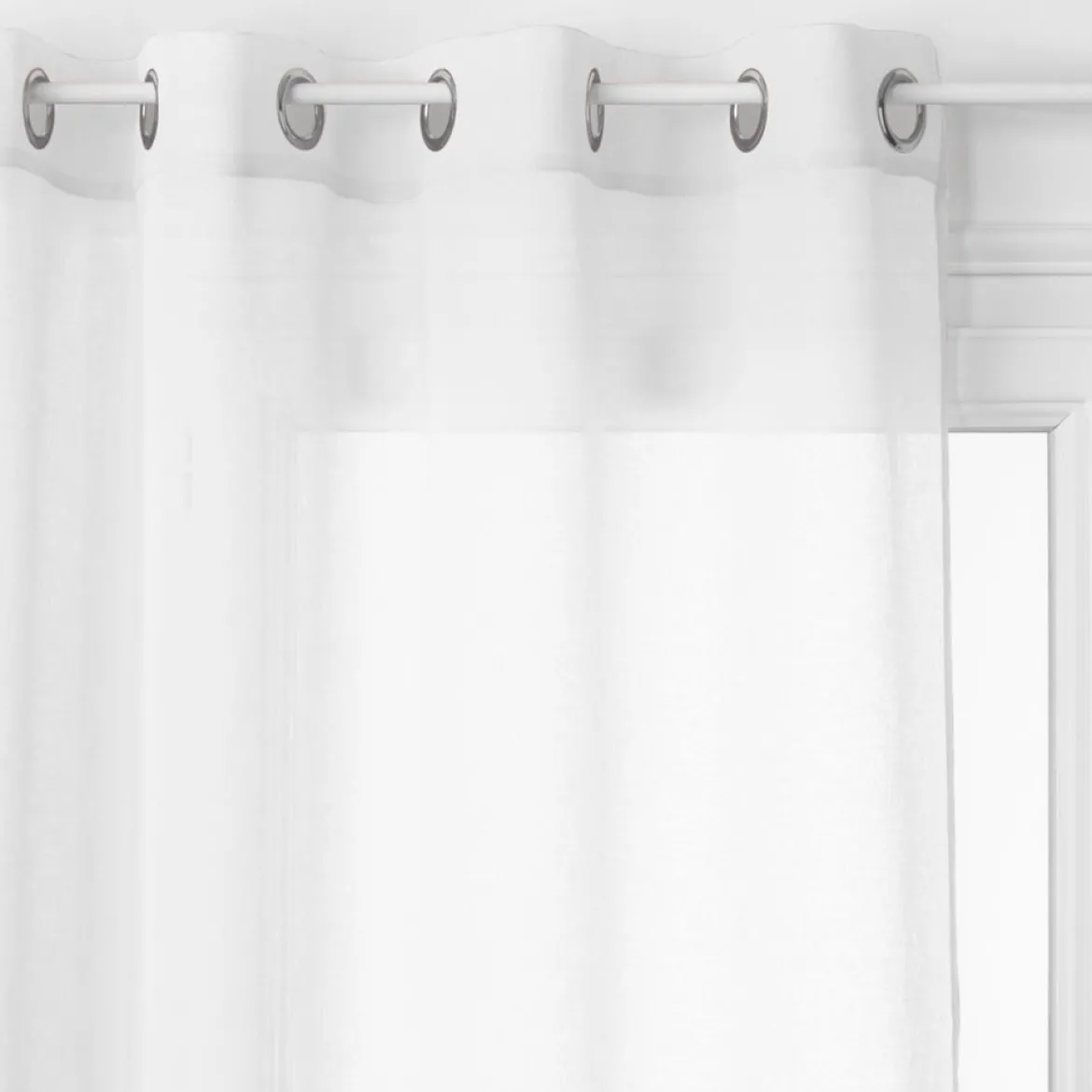Cortina Organza Blanca 140x240Cm