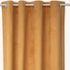 Cortina OTTO amarillo de terciopelo 140x260cm