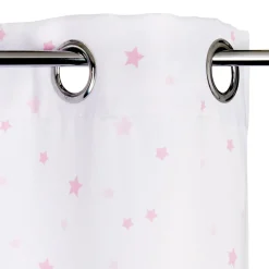 Cortina Princesa Rosa 140x260Cm