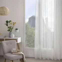 Cortina Sam Organza Blanca 140x240Cm