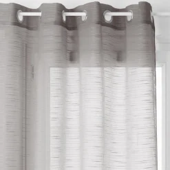 Cortina Sam Organza Gris 140x240Cm