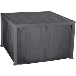 Cortinas+Mosquiteras para pérgola ÉVORA gris