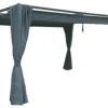 Cortinas para pérgola palmera gris ardosia