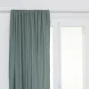 Cortina WIDDY HONEYCOMB verde de algodón 130x260cm
