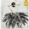 Cuadro Deco Bailarina 48x48Cm