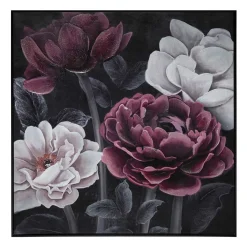 Cuadro Deco Flores 58x58Cm