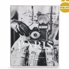 Cuadro decorativo ciudades negro y blanco 40x50cm