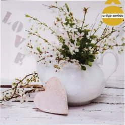 Cuadro Decorativo Coeur 28x28x1.5Cm