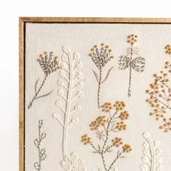 Cuadro decorativo con flores 50x50cm