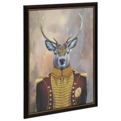 Cuadro Decorativo Con Imagen De Ciervo Des Lords