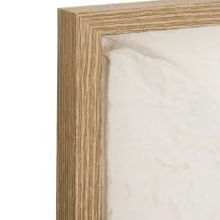 Cuadro decorativo 3D KAILANI blanco 80x60cm