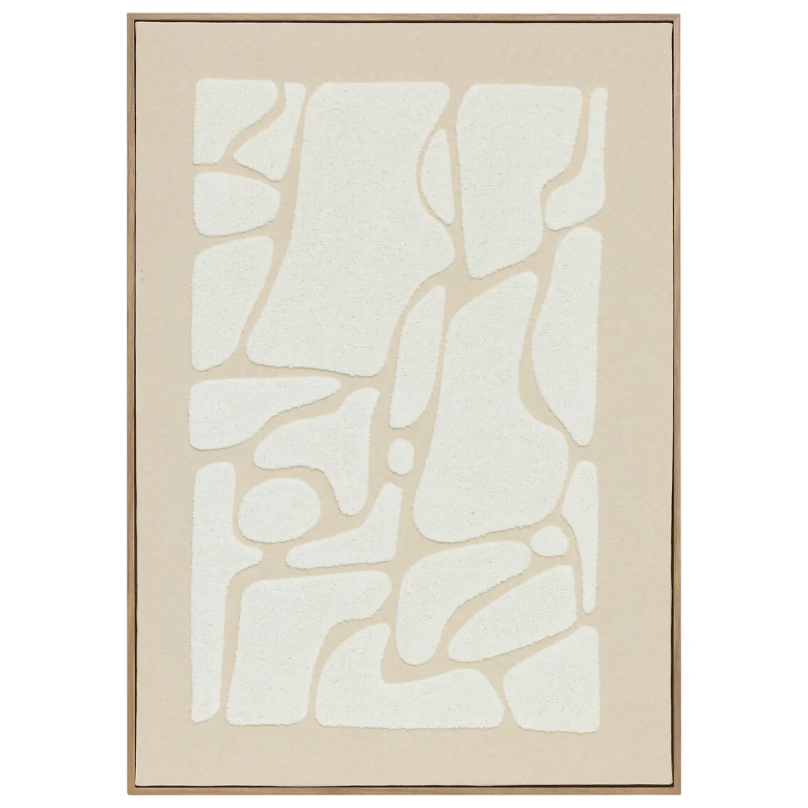 Cuadro decorativo 3D ZIAD beige 70x50cm