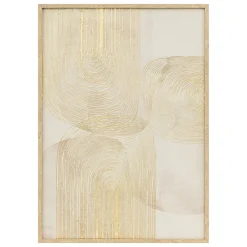 Cuadro decorativo ELIN dorado 50x70cm