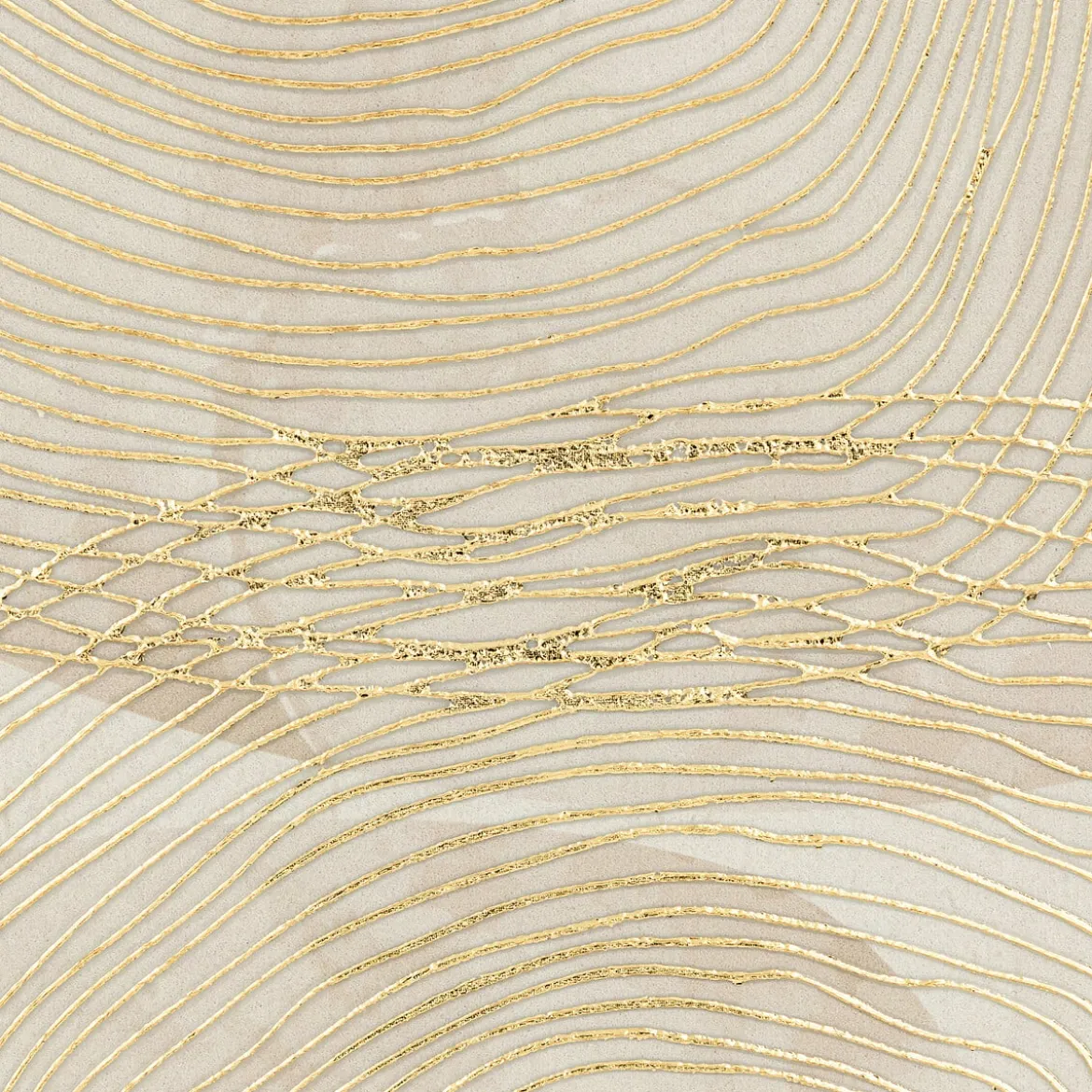 Cuadro decorativo ELIN dorado 50x70cm