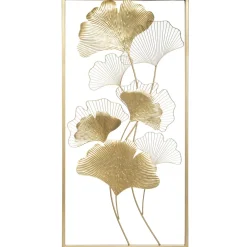 Cuadro Decorativo Ginko Metal 50x100Cm