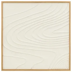 Cuadro decorativo HATEYA de líneas con relieve