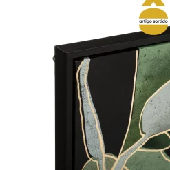 Cuadro Decorativo Hojas Jungla 90x60Cm