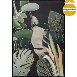 Cuadro Decorativo Hojas Jungla 90x60Cm