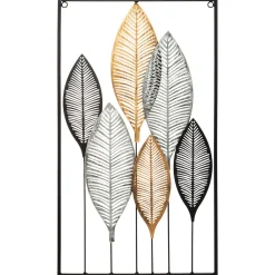 Cuadro Decorativo Hojas 37x65Cm