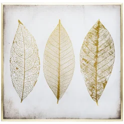Cuadro Decorativo Hojas 58x58Cm