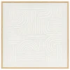 Cuadro decorativo KAYA blanco 60x60cm