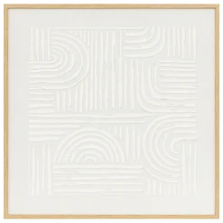 Cuadro decorativo KAYA blanco 60x60cm