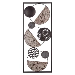 Cuadro Decorativo Metal Étnica 25x61Cm