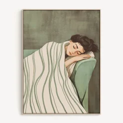 Cuadro decorativo mujer MONA 58x78cm
