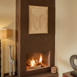Cuadro decorativo NYERO beige 60x80cm