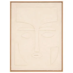 Cuadro decorativo NYERO beige 60x80cm