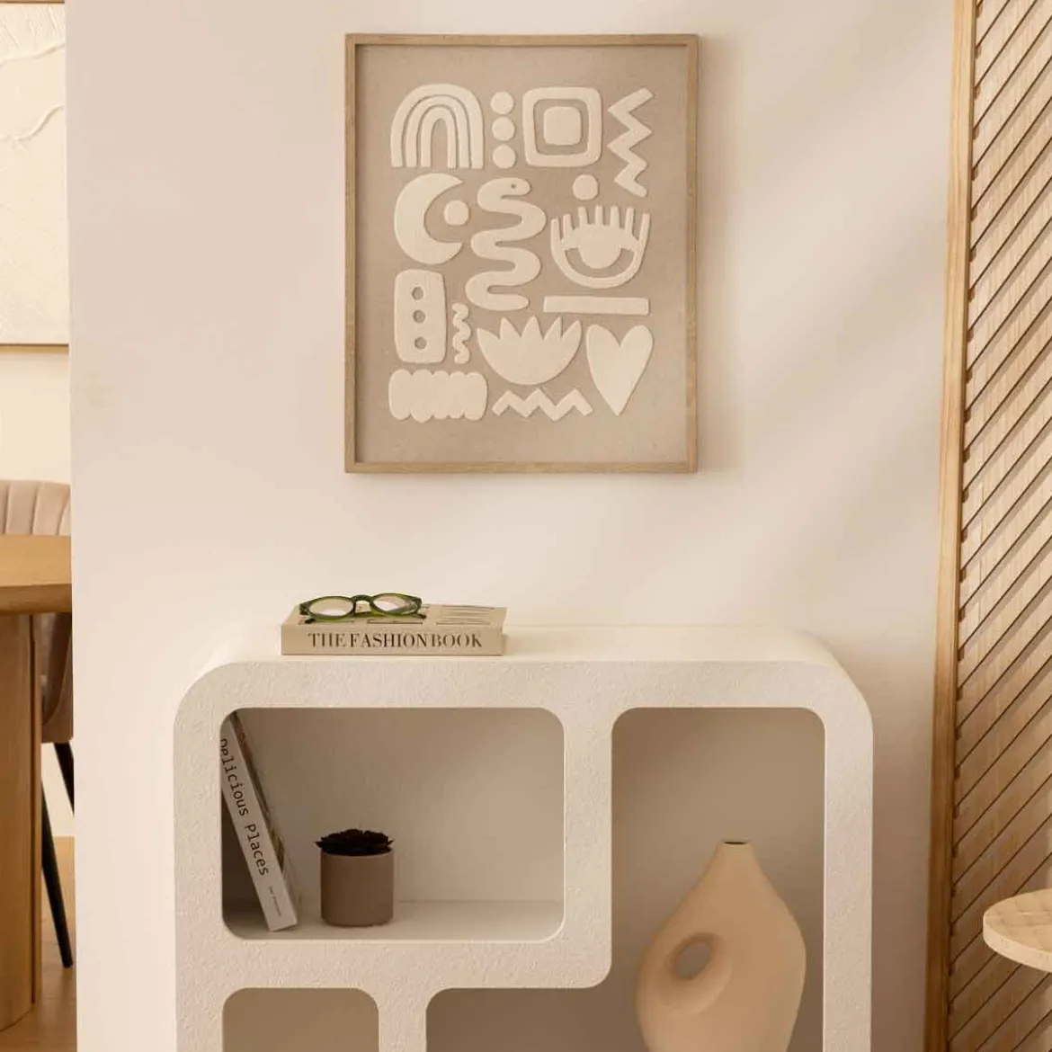 Cuadro decorativo PETRA con relieve