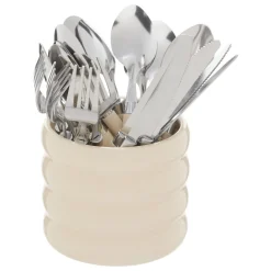 Cubertería de 24 piezas ELSA beige