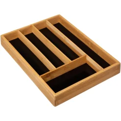 Cubertero Black Bambou 25x34x4.3Cm