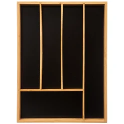 Cubertero Black Bambou 25x34x4.3Cm
