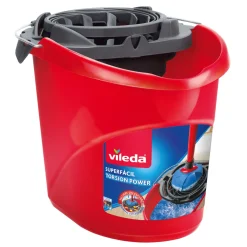 Cubo Con Escurridor Rojo 10L VILEDA