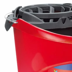 Cubo Con Escurridor Rojo 10L VILEDA