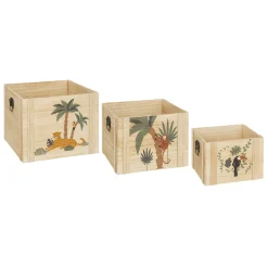 Cubo De Almacenaje Jungle Mdf Tamaño 3/3