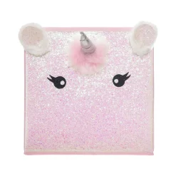 Cubo De Almacenaje Unicornio 29x31Cm