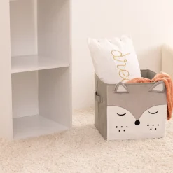 Cubo De Almacenaje Zorro Gris 29x29Cm