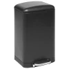 Cubo De Basura Ariane Negro Con Pedal 20L