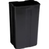 Cubo de basura ARIANE negro metálico 30l