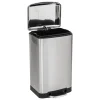 Cubo De Basura Ariane Plateado Con Pedal 20L