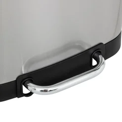 Cubo De Basura Ariane Plateado Con Pedal 20L