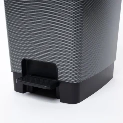 Cubo De Basura Carbono Cover Con Pedal 30L
