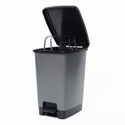 Cubo De Basura Carbono Cover Con Pedal 30L