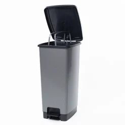 Cubo De Basura Carbono Cover Con Pedal 40L